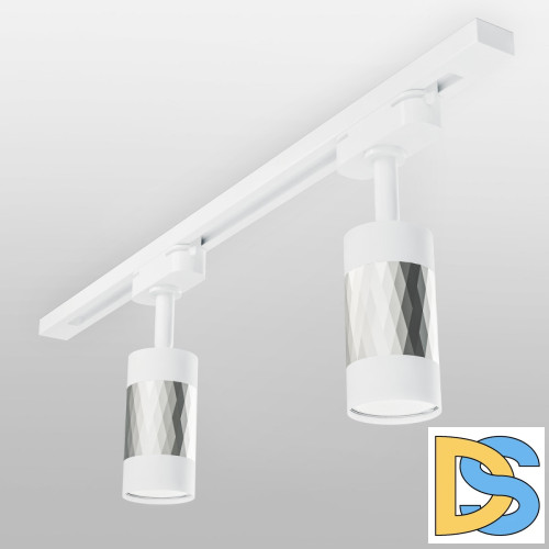 Трековый светильник Elektrostandard Mizar GU10 Белый/серебро (MRL 1007) однофазный 4690389148033