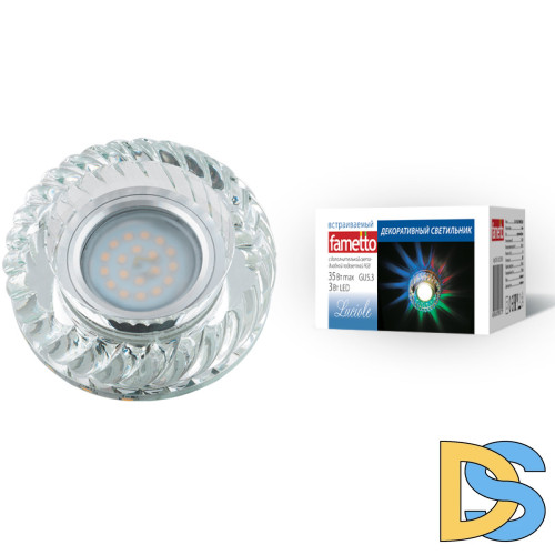 Встраиваемый светильник Fametto Luciole DLS-L123 GU5.3 GLASSY/CLEAR/RGB UL-00000374
