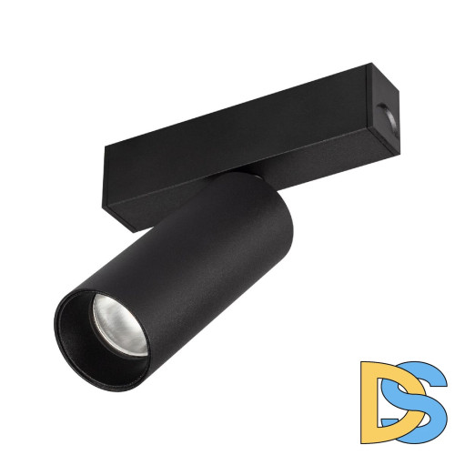 Трековый магнитный светильник Arlight MAG-SPOT-25-R90-9W Warm3000 (BK, 30 deg, 24V, DALI) 046310