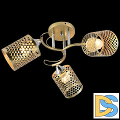 Люстра на штанге Reluce 01322-0.3-03 MATT GOLD+CR