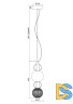 Подвесной светильник Maytoni Collar P069PL-L17CH3K