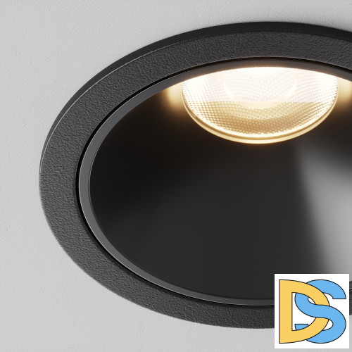 Встраиваемый светильник Maytoni Alfa LED DL043-01-10W3K-RD-B-1