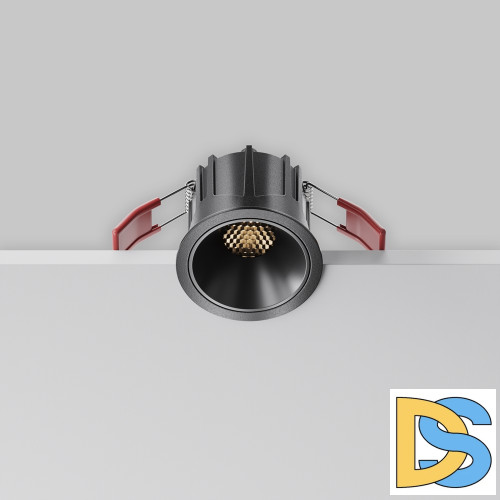 Встраиваемый светильник Maytoni Alfa LED DL043-01-10W3K-RD-B-1