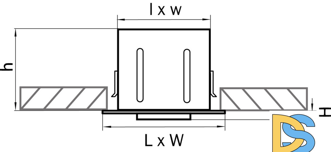 Встраиваемый светильник Lightstar Cardano 16 214028