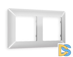 Рамка двухместная Ambrella Volt Line AF110402