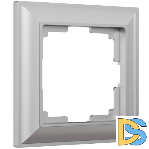 Рамка на 1 пост Werkel Fiore серебряный W0012206 4690389160295