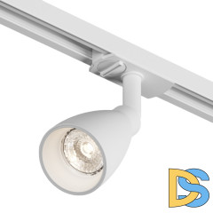 Трековый однофазный светильник Denkirs Bell DK6050-WH