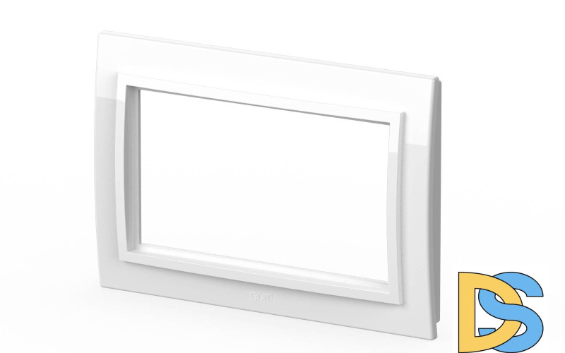 Рамка для двухместной розетки с заземлением ELBI Vega 510-015600-907