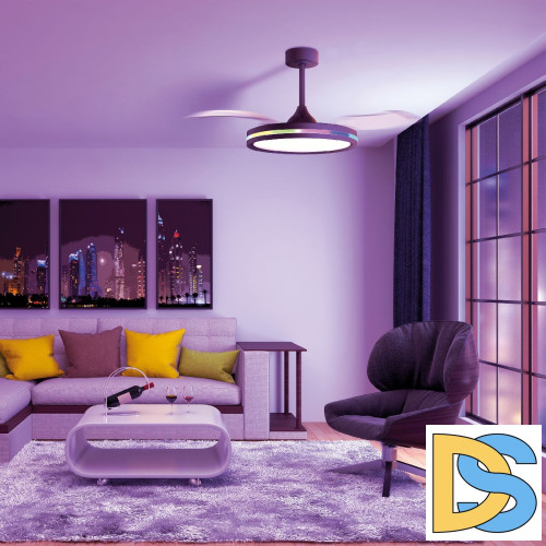 Люстра-вентилятор Mantra Rafaga 8728