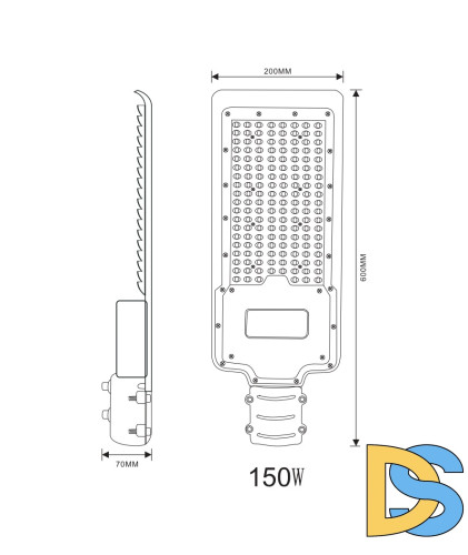 Уличный светильник Эра SPP-502-0-50K-200 Б0051835