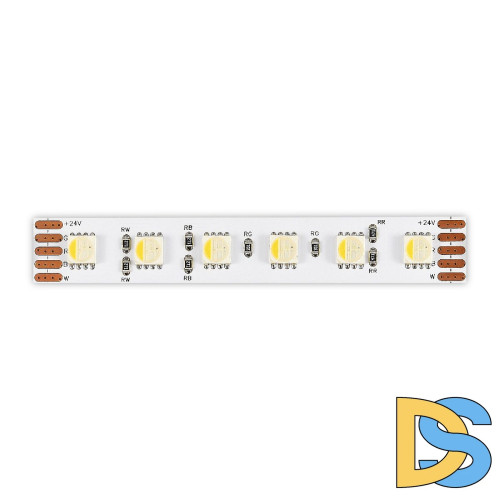 Светодиодная лента ST Luce 24В 18Вт/м 4000К+RGBК 1м IP20 ST1005.418.20RGBW
