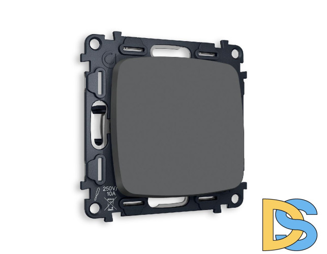 Комплект механизма 1-кл проходного выключателя Ambrella Volt Omega MO901020