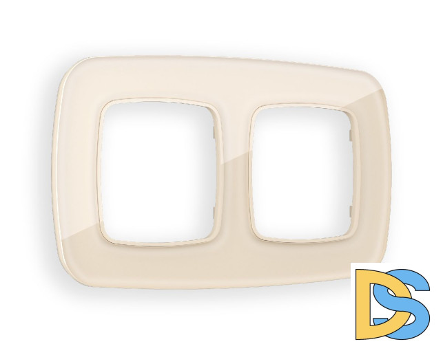 Рамка двухместная Ambrella Volt Radian OF320302