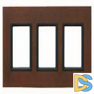 Рамка 3-ая (тройная), Кельтская сталь, серия UNICA TOP/CLASS, Schneider Electric