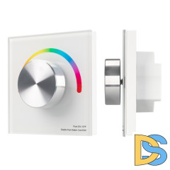 Панель Arlight Smart-P5-RGB-G-IN White (3V, Rotary, 2.4G) 033756