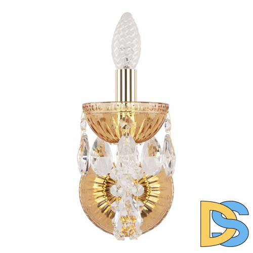 Бра Bohemia Ivele Crystal 5402B/1/141 G Amber/M-1G