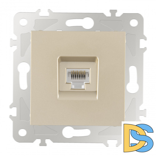 Розетка RJ45 Arte Milano 203.45-1.shampan