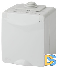 Розетка 2P+E со шторками и 2xUSB Эра 11-2602-03 Б0035990