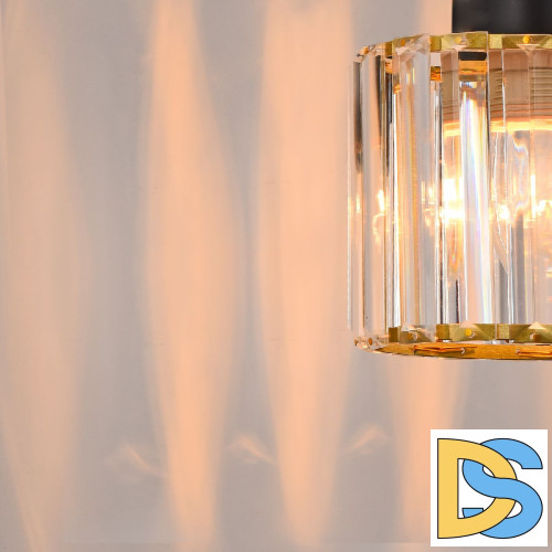 Люстра на штанге Illumico IL1305-5CPA-29 BK GD