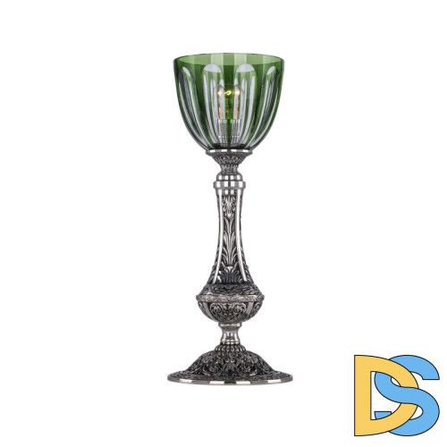 Настольная лампа Bohemia Ivele Crystal Florence 71100L/15 NB P1 Clear-Green/H-1H