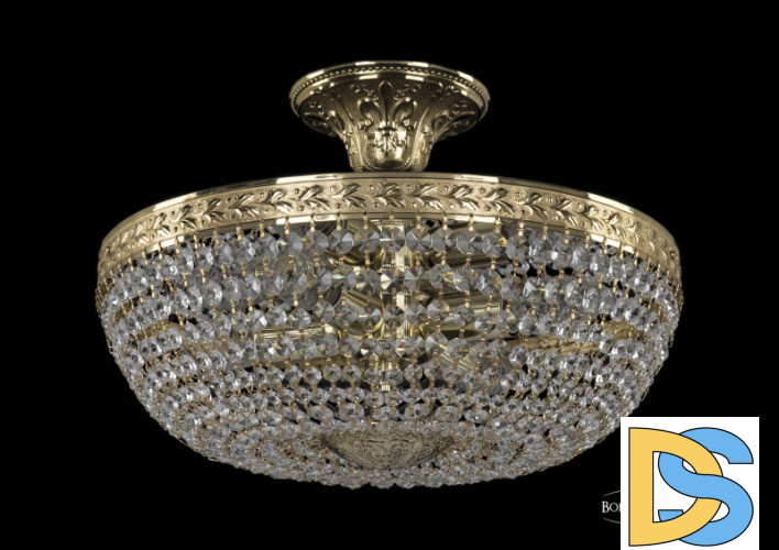 Люстра на штанге Bohemia Ivele Crystal 19051/35IV G