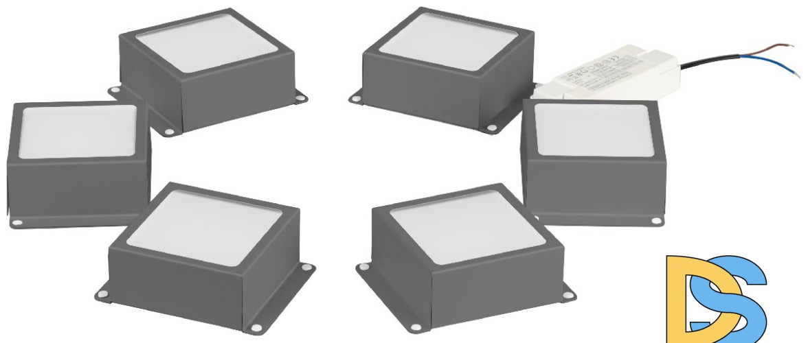 Встраиваемый светильник (комплект из 6 шт.) Эра SPO-646-3-4K-S6 Б0062991