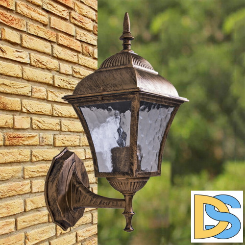 Уличный настенный светильник Reluce 08243-0.2-001W BKG