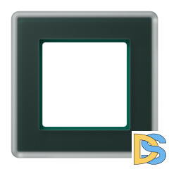 Рамка одноместная Jung AV581GLMSG