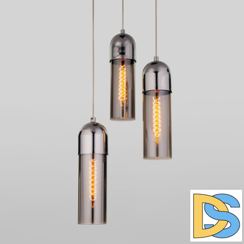 Подвесная люстра Eurosvet Airon 50180/3 дымчатый