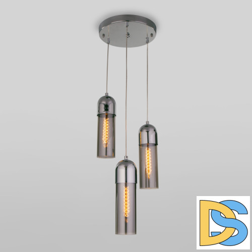 Подвесная люстра Eurosvet Airon 50180/3 дымчатый