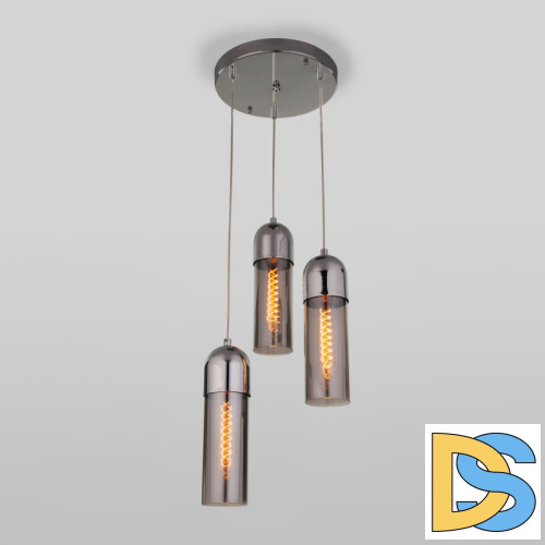 Подвесная люстра Eurosvet Airon 50180/3 дымчатый