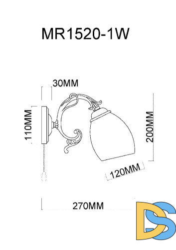 Бра MyFar Biene MR1520-1W