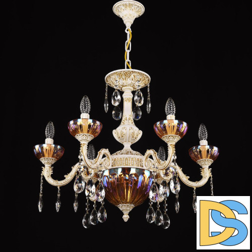 Подвесная люстра Bohemia Ivele Crystal AL79101P/6/175 A WMG P Shampan/M-1H
