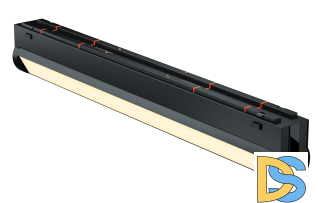 Трековый магнитный светильник iLedex Vision 4825-040-L305-12W-110DG-3000K-BK