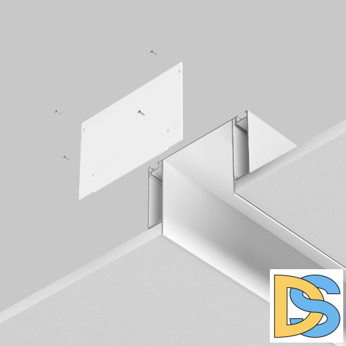 Заглушка декоративная для профиля ALM-11681-PL-W-2M (2 шт.) Maytoni ALM013EC-PL-W