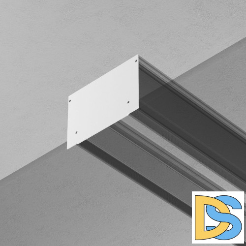 Заглушка декоративная для профиля ALM-11681-PL-W-2M (2 шт.) Maytoni ALM013EC-PL-W