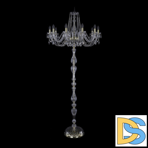 Торшер Bohemia Ivele Crystal 1402T1/10/300-210 G