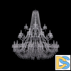 Подвесная люстра Bohemia Ivele Crystal 1410/20+10+5/530/3d Ni V0300