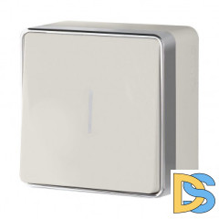 Выключатель одноклавишный с подсветкой Gallant (слоновая кость) W5010103