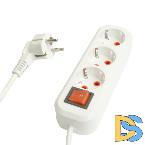 Удлинитель трехместный Stekker Home 49357