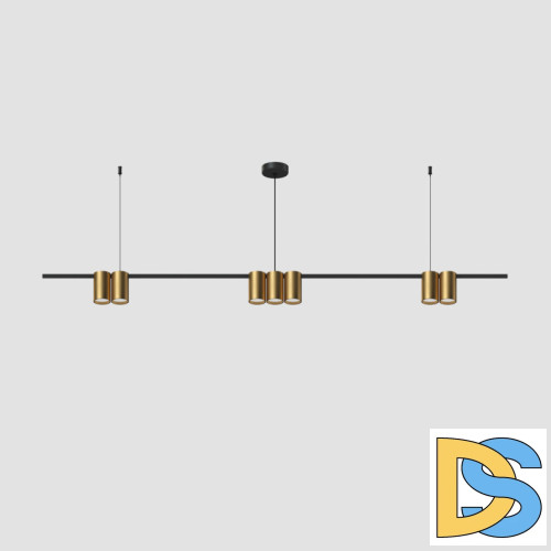Подвесной светильник Denkirs Orbit DK4063-BK+SG