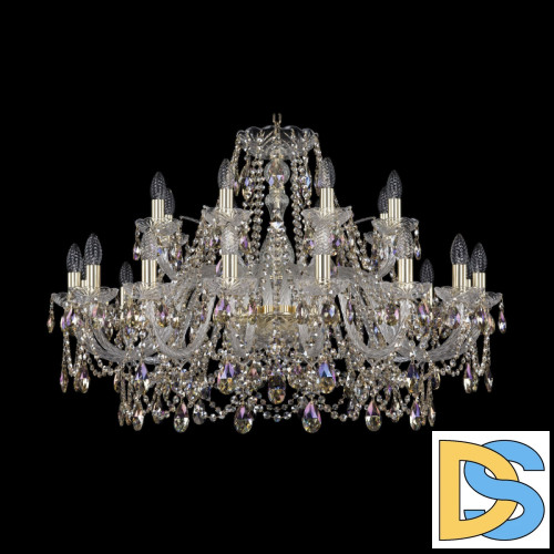 Подвесная люстра Bohemia Ivele Crystal 1411/16+8/360 G R801