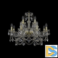 Подвесная люстра Bohemia Ivele Crystal 1411/8+4/240 G