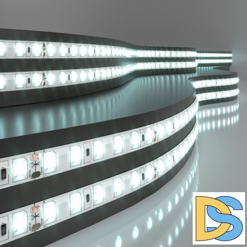 Светодиодная лента Elektrostandard 24V 9,6W 120Led 2835 IP65 холодный белый, 5м 4690389167546