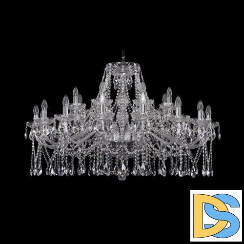 Подвесная люстра Bohemia Ivele Crystal 1413/16+8/400 Ni