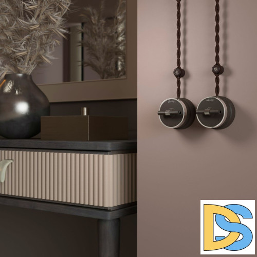 Выключатель на 4 положения двухклавишный Werkel Vintage 4690389183171 W5822052