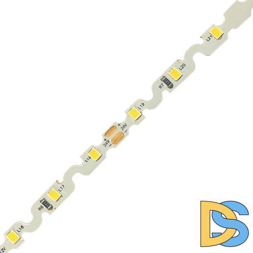 Светодиодная лента Apeyron 24В 8Вт/м smd2835 60д/м IP20 700Лм/м 5м 6500К 00-351