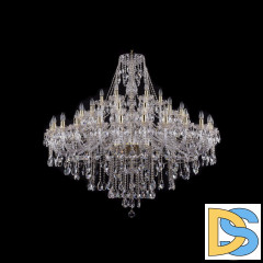Подвесная люстра Bohemia Ivele Crystal 1415/24+12+6/530 G