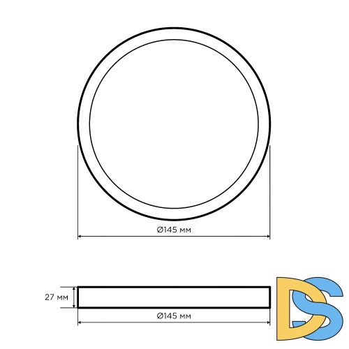 Накладная светодиодная панель Apeyron 06-38