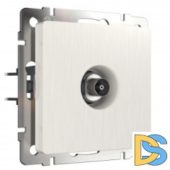 ТВ-розетка оконечная (перламутровый рифленый) W1183013